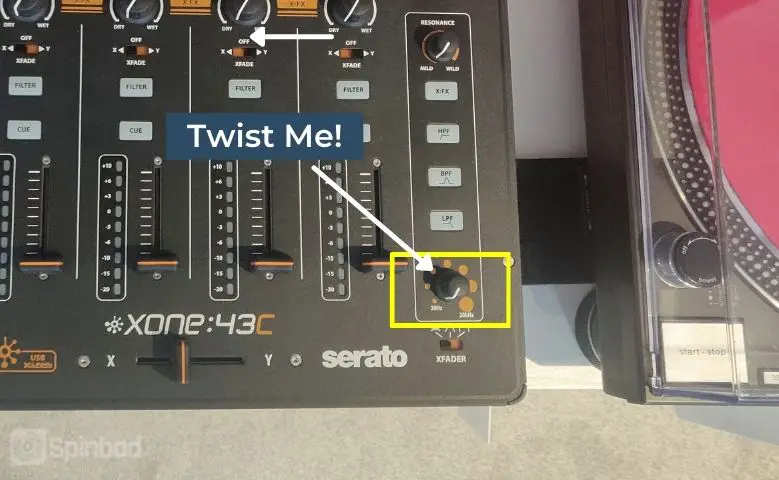 DJ Mixer Filter Twist Me