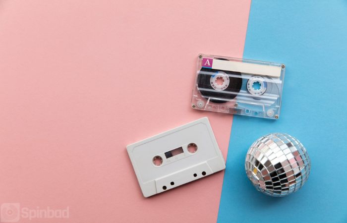 Two Cassettes And A Small Disco Ball